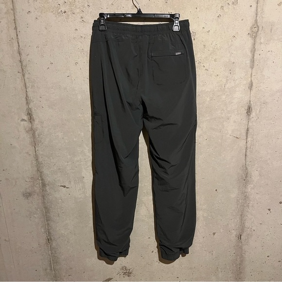 Eddie Bauer Polar Fleece Lined Jogger Pants Women Sz 8 Flannel Cargo Pockets - Picture 6 of 12